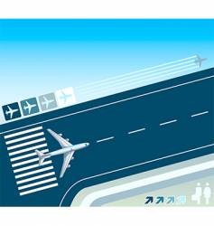 Airplane vector image