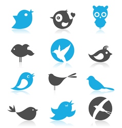 Birds vector image