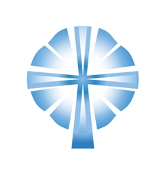 Cross spirit vector image