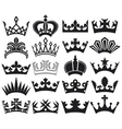 Crown collection vector image