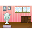 A comfort room vector image