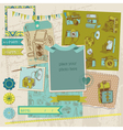 Scrapbook Design Elements - Vintage Photo vector image