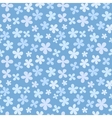 Seamless flower pattern vector image