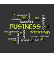 BUSINESS strategy vector image