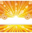 Solar background vector image