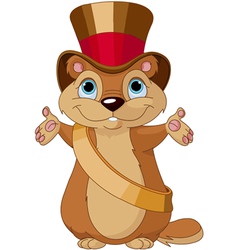 Groundhog Day vector image