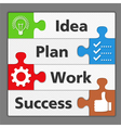 Diagram of Success vector image