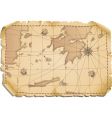 Old map vector image