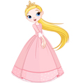 Cute princess vector image