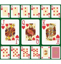 Playing cards vector image