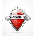 Guarantee shield vector image