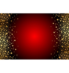 Red and gold luxury frame vector image