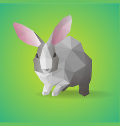 Geometric polygonal farm animal concept Geometric polygonal farm animal concept vector image