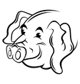 Pig symbol Pig symbol vector image