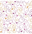 Abstract thread stitches seamless pattern vector image