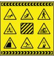 Hazards vector image