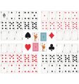 Playing cards vector image