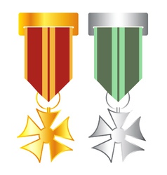 Medals vector image