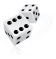 Dice objects vector image
