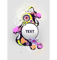 Abstract music background vector image