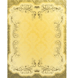 Elegant vintage background vector image