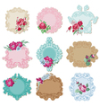 Scrapbook Design Elements - Vintage Tags vector image