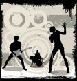 Grunge concert vector image