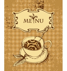 Tea or coffee vector image