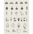 Spa icons vector image