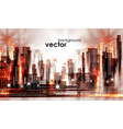 Abstract cityscape background vector image