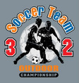 Soccer team Soccer team vector image