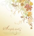 Floral background vector image
