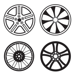 Wheels vector image