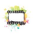 Flower film vector image