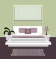 Modern bedroom vector image