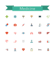 Medicine Flat Icons vector image