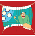 Doctor stomatologist vector image