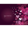 Card of Valentine day vector image
