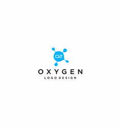 O2 oxygen molecule Royalty Free Vector Image - VectorStock