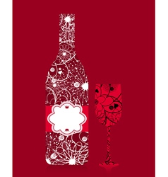Wine vector image