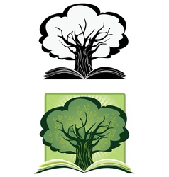 Knowledge tree vector image