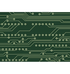 Circuit board vector image