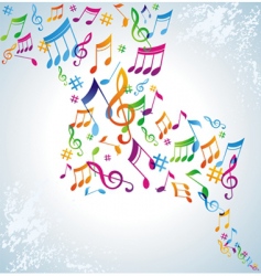 Music background vector image