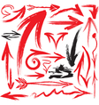 Handwritten arrows vector image