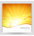 Sunny background vector image