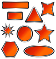 Web buttons vector image