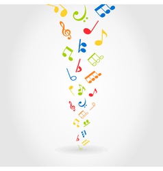 Abstract music vector image