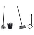 Floor cleaning Floor cleaning vector image