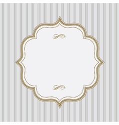 Vintage frames vector image