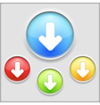 Download Button vector image